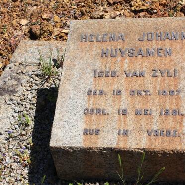 HUYSAMEN Helena Johanna nee van ZYL 1867-1961
