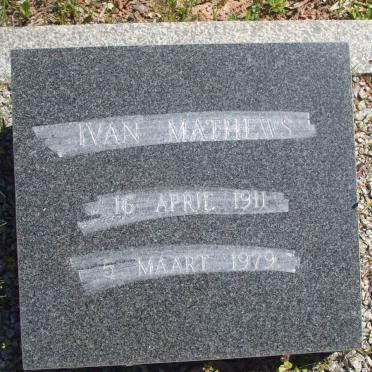 MATHEWS Ivan 1911-1979