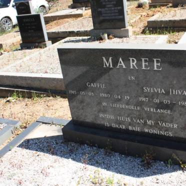 MAREE Gaffie 1915-1980 &amp; Sylvia HVARNES 1917-1980