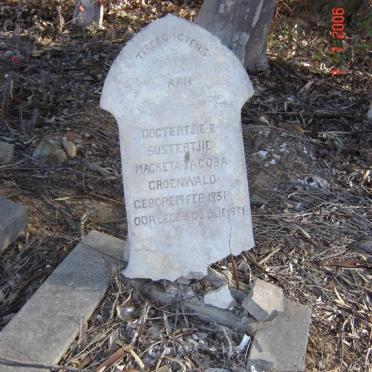 GROENEWALD Magreta Jacoba 1931-1931