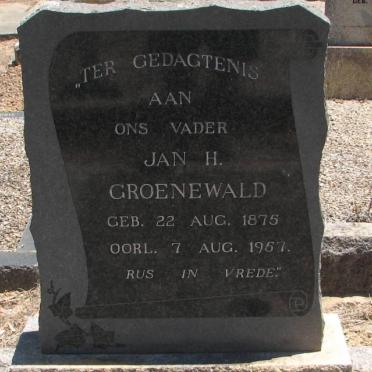 GROENEWALD Jan H. 1875-1957