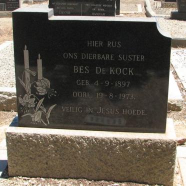 KOCK Bes, de 1897-1973