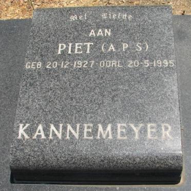 KANNEMEYER A.P.S. 1927-1995