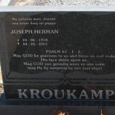 KROUKAMP Joseph Herman 1918-2002