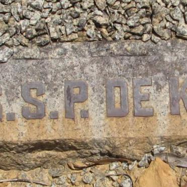 KOCK G.S.P., de 