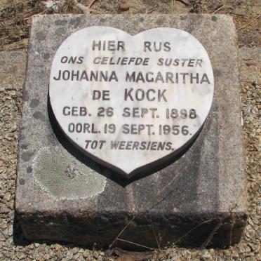 KOCK Johanna Magaritha, de 1898-1956