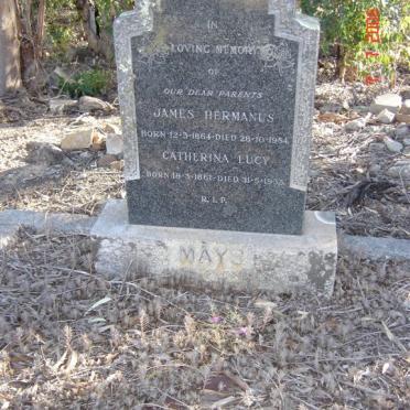 MAYS James Hermanus 1864-1954 &amp; Catherina Lucy 1861-1933
