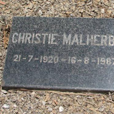 MALHERBE Christie 1920-1987