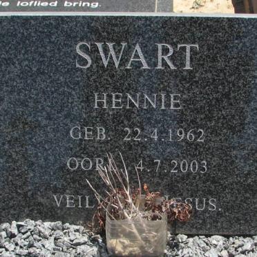 SWART Hennie 1962-2003