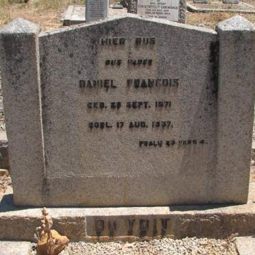TOIT Daniel Francois, du 1871-1937