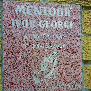 MENTOOR Ivor George 1945-2014