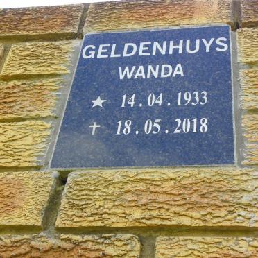 GELDENHUYS Wanda 1933-2018