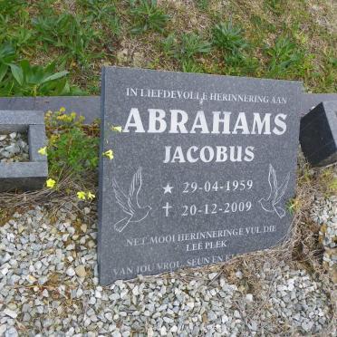 ABRAHAMS Jacobus 1959-2009