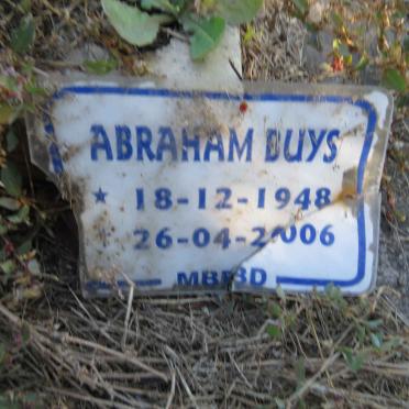 BUYS Abraham 1948-2006