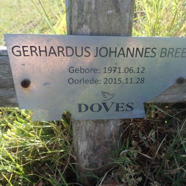 BREED Gerhardus Johannes 1971-2015