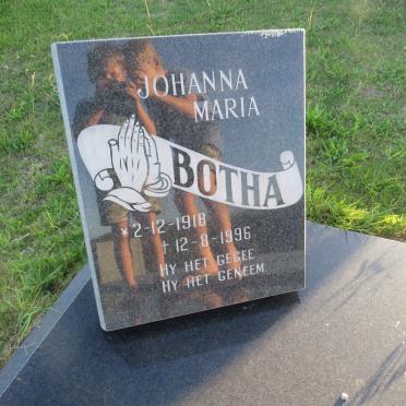 BOTHA Johanna Maria 1918-1996
