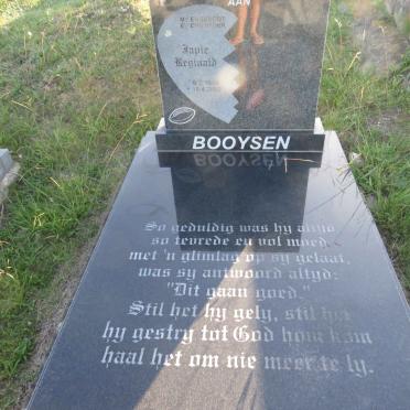 BOOYSEN Japie Reginald 1949-2002