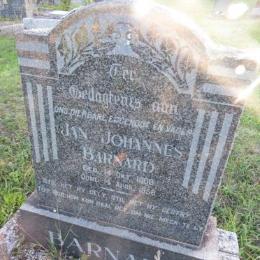 BARNARD Jan Johannes 1908-1958