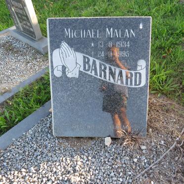 BARNARD Michael Malan 1934-1995