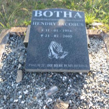 BOTHA Hendry Jacobus 1954-2005