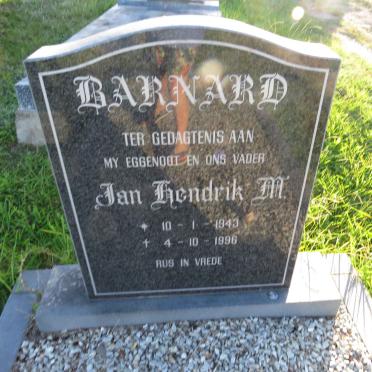 BARNARD Jan Hendrik M. 1943-1996