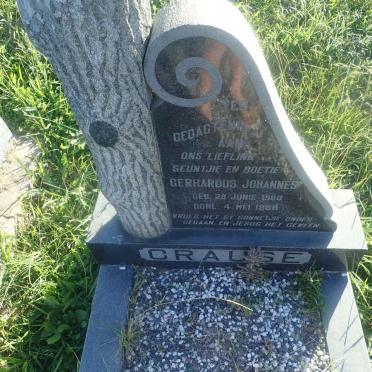 CRAUSE Gerhardus Johannes 1960-1968