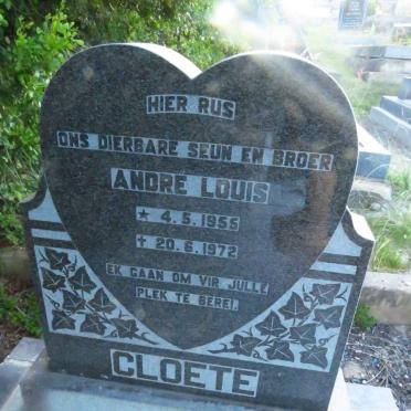 CLOETE Andre Louis 1955-1972