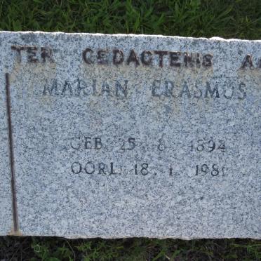 ERASMUS Marian 1894-1981