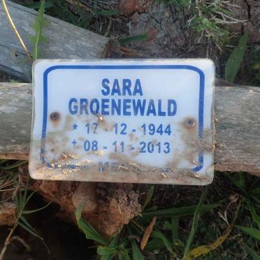 GROENEWALD Sara 1944-2013