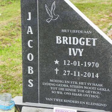 JACOBS Bridget Ivy 1970-2014