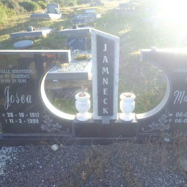 JAMNECK Josea 1917-1999 &amp; Magritha 1926-2017