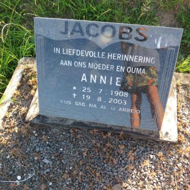 JACOBS Annie 1908-2003