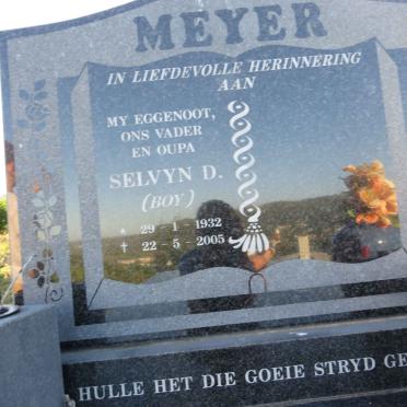 MEYER Selvyn D. 1932-2005
