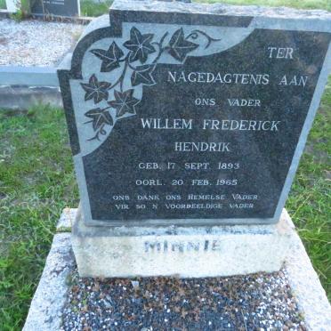 MINNIE Willem Frederick Hendrik 1893-1965