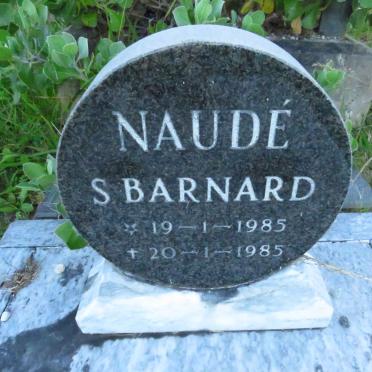 NAUDE S. Barnard 1985-1985