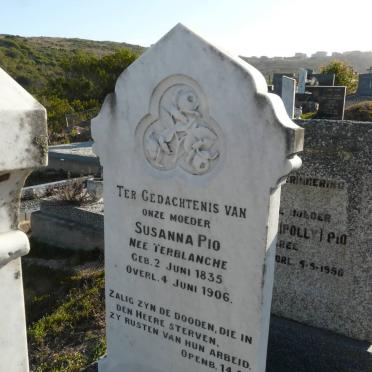 PIO Susanna nee TERBLANCHE 1835-1906