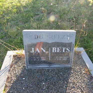 PREEZ Jan, du 1917-2005 &amp; Bets 1919-2002