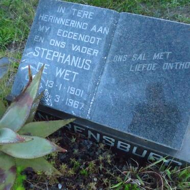 RENSBURG Stephanus de Wet, van 1901-1967