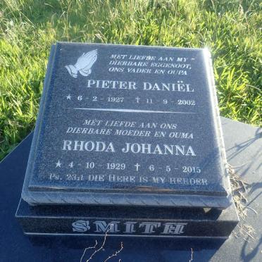 SMITH Pieter Daniel 1927-2002 &amp; Rhoda Johanna 1929-2015