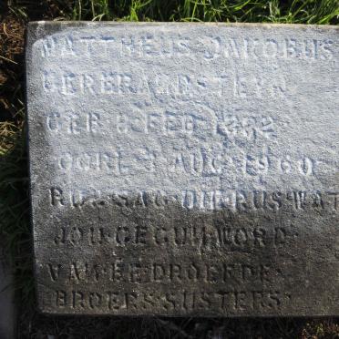 STEYN Mattheus Jakobus Gerbrand -1960
