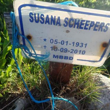 SCHEEPERS Susana 1931-2010