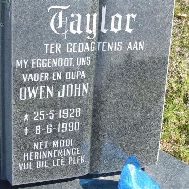 TAYLOR Owen John 1928-1990