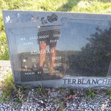 TERBLANCHE Adriaan 1909-1987