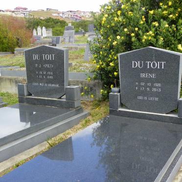 TOIT P.J., du 1918-1986 &amp; Irene 1920-2013