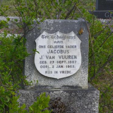 VUUREN Jacobus J., van 1887-1955