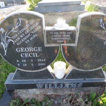 WILLIAMS George Cecil 1944-2001