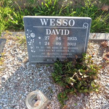 WESSO David 1935-2011