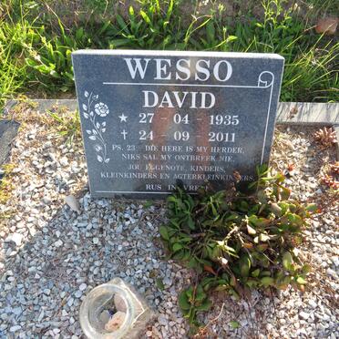 WESSO David 1935-2011