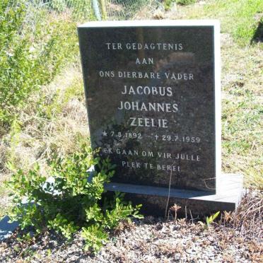 ZEELIE Jacobus Johannes 1892-1959