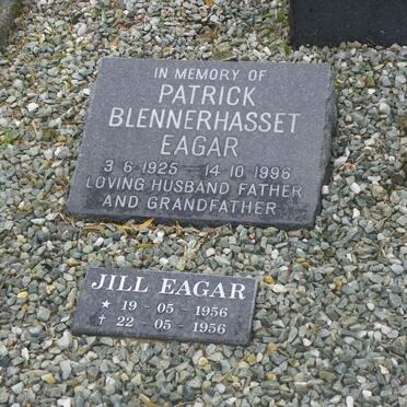 EAGAR Patrick Blennerhasset 1925-1996 :: EAGAR Jill 1956-1956